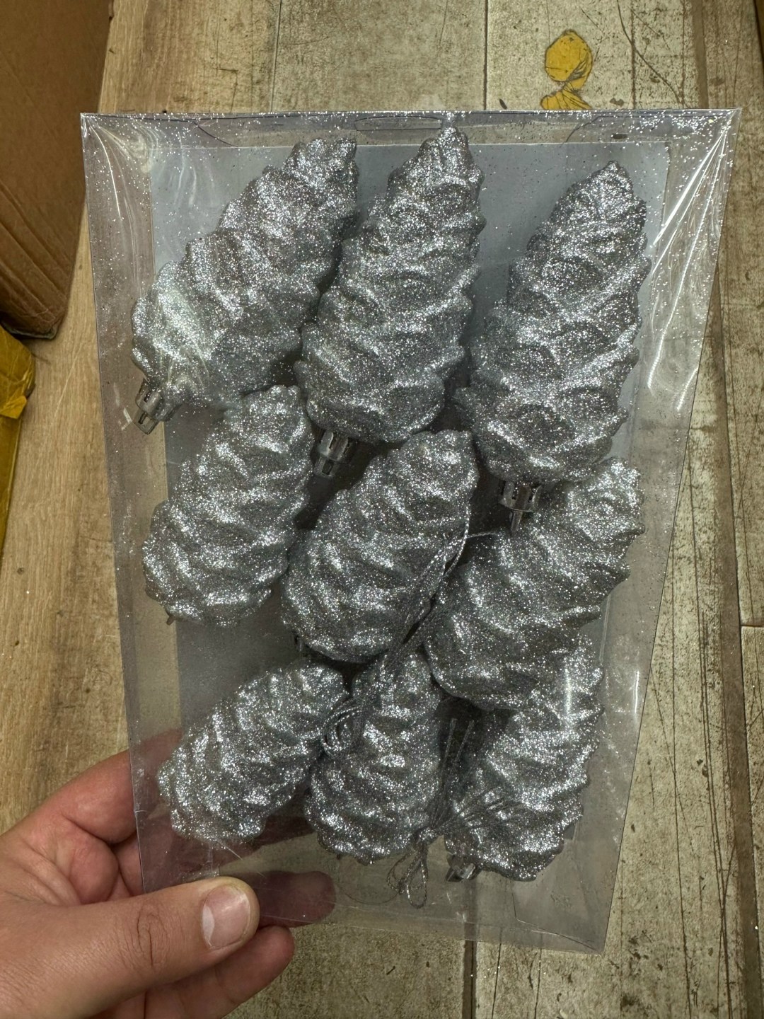 набор ёлочных игрушек шишки,набор ёлочных украшений шишка 3 шт,набор елочных украшений шишки,игрушка на елке,елочное украшение