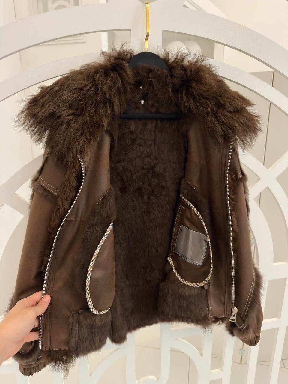 комбинированная куртка с натуральным мехом,куртка с натуральным мехом,куртка с мехом,меховая куртка,куртка с натуральным мехом внутри мех кролик
