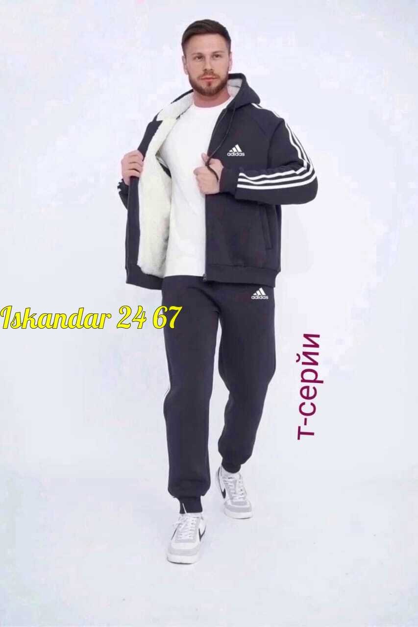 тёплый костюм адидас мужскоц,костюм спортивный зимний,костюм адидас мужской серый 2025,спортивные костюм,спортивный костюм мужской на флис
