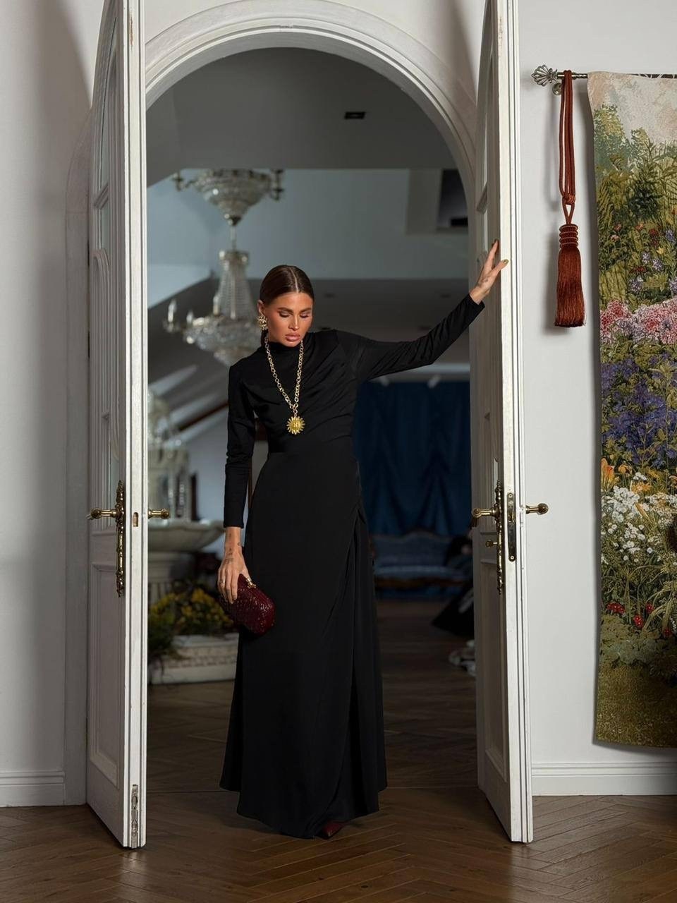 длинное платье,платье модное,трикотажное платье,платье,стильные наряды