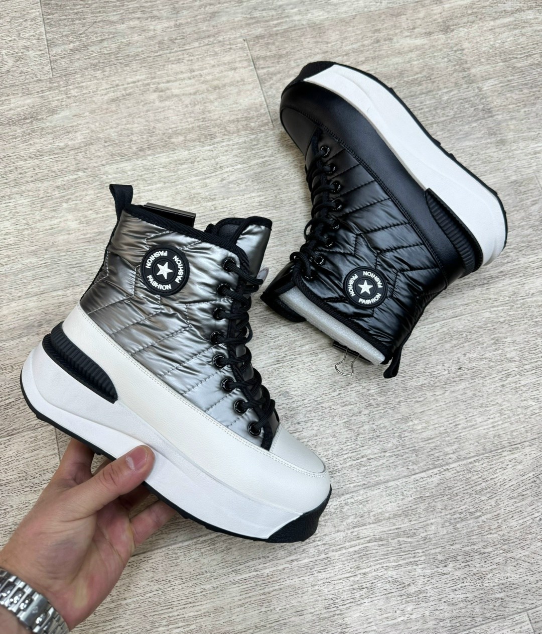 ,дутики женские,зимние ботинки на платформе obba,дутики,зимняя  женская