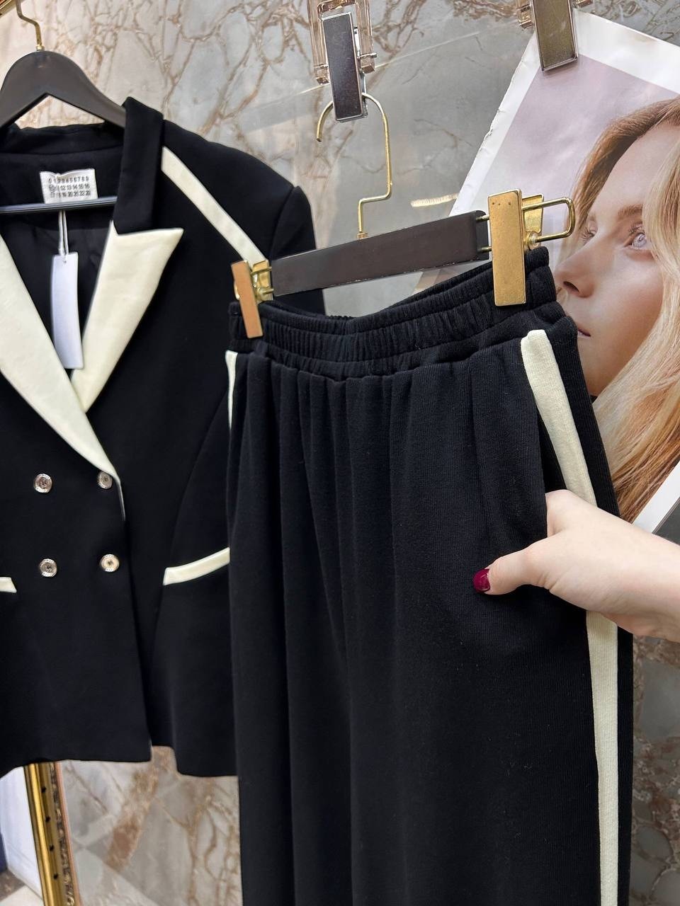 элегантный брючный костюм,женские костюмы,трикотажные костюмы,костюм брючный тройка,костюм