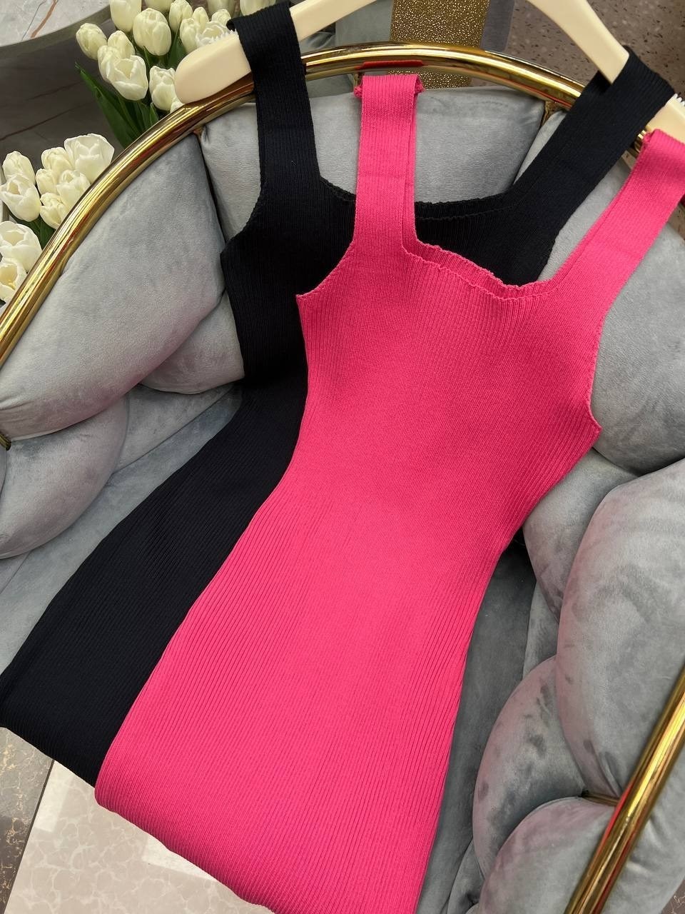 розовое платье лапша,платье-лапша,платье лапша на лямках,стильное платье,малиновое платье