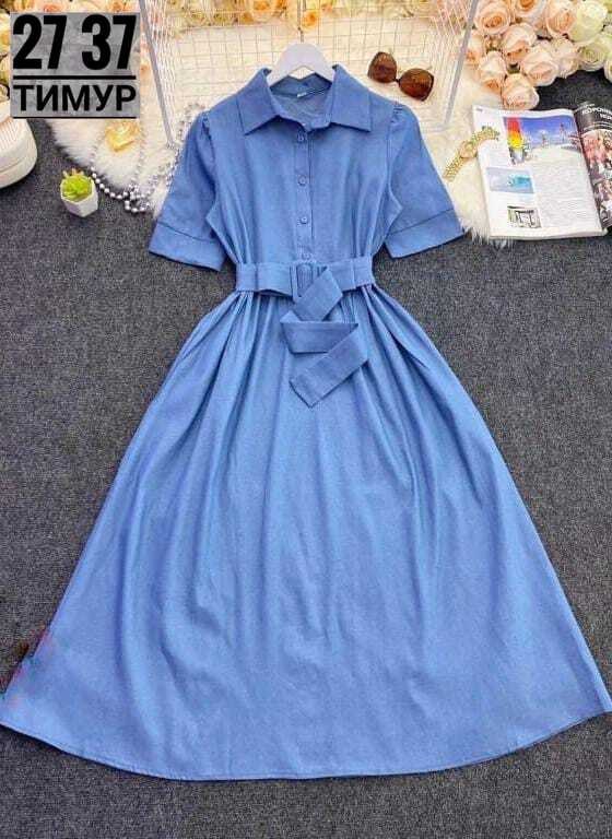 платье стиль,платье,платье стильное,платье миди,голубое платье