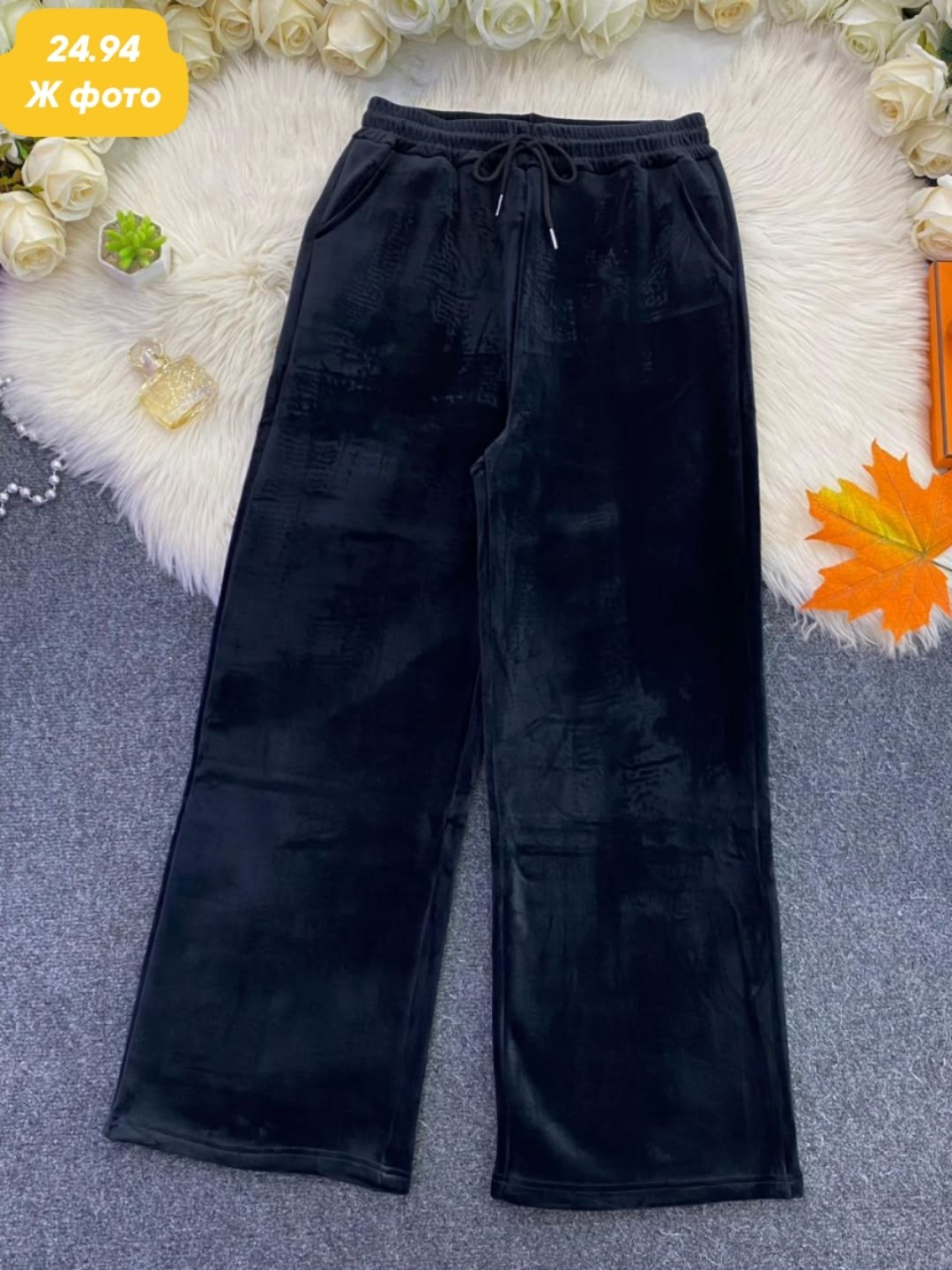 вельветовые брюки палаццо на меху mina fashion,штаны вельвет,штаны женские,женские брюки,штаны