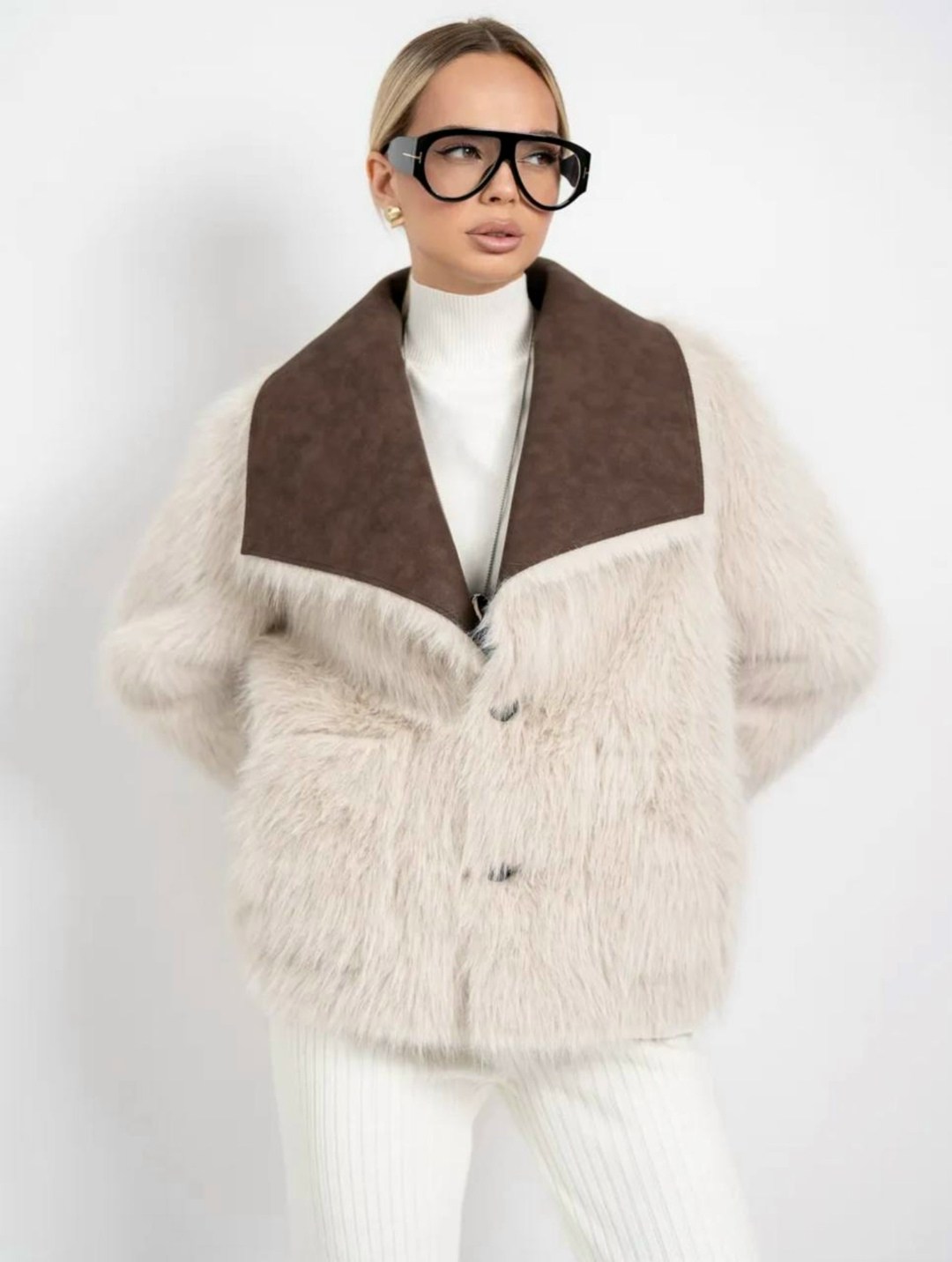 двусторонняя дубленка,женская дублёнка,дубленка,стильная дубленка,короткая дубленка