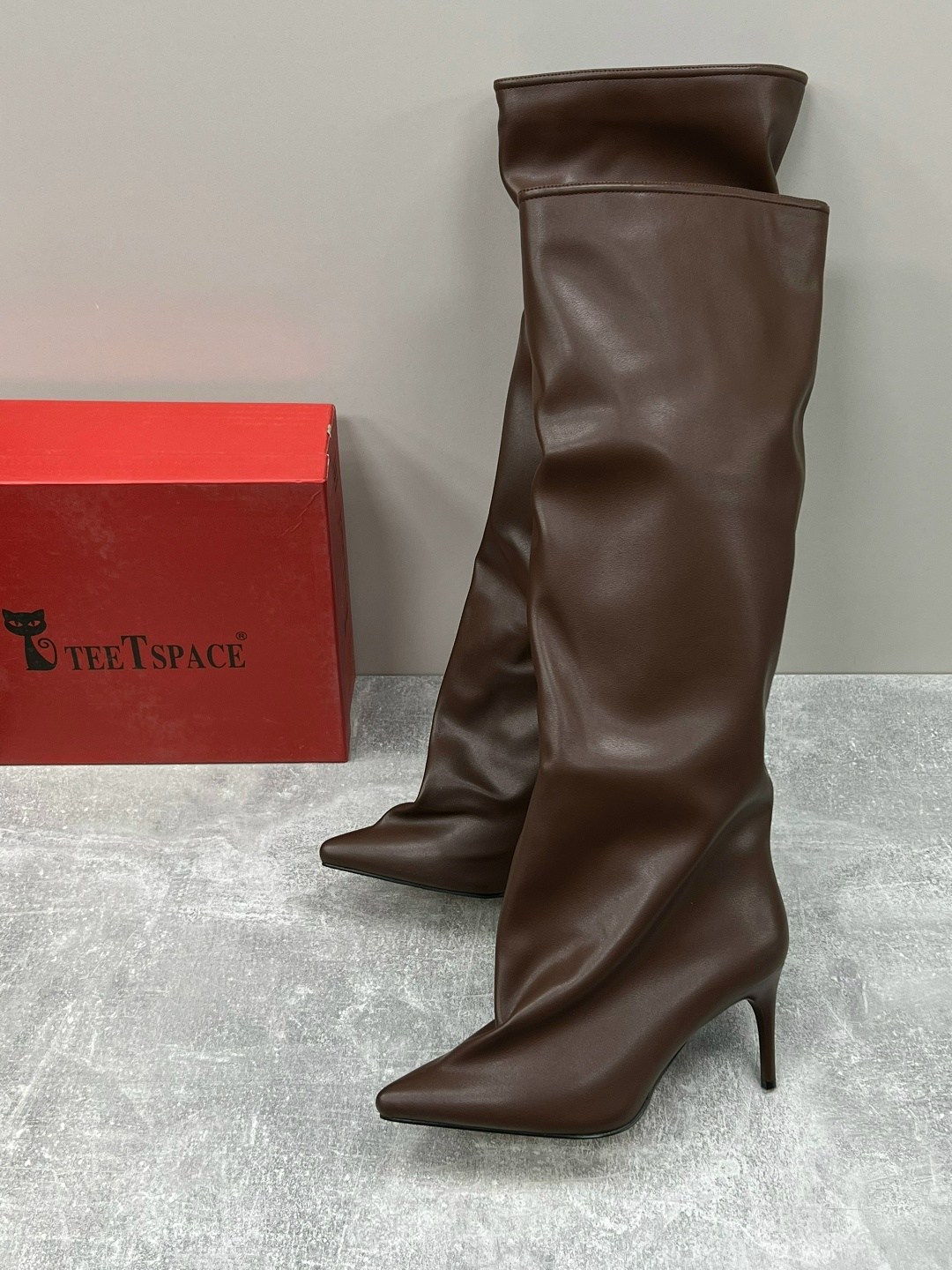 женские сапоги до колена с острым носком на высоком каблуке,сапоги донна бализа,женские сапоги,женские ботфорты с кожаной подкладкой черные сапоги на шпильке,шикарные сапоги