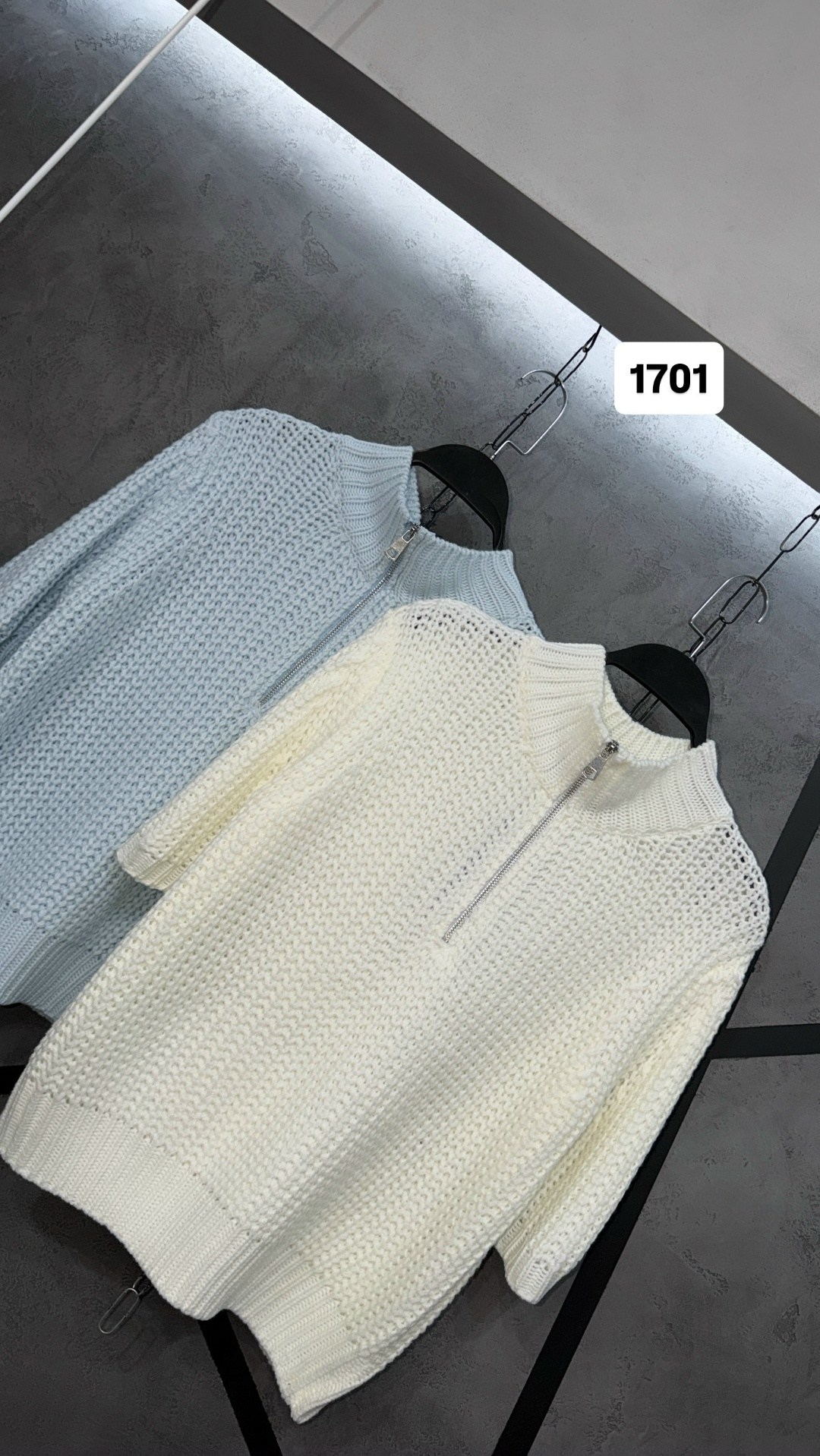 трикотажный джемпер,вязаный свитер,женский свитер,свитер,вязаный джемпер с воротником-стойкой на молнии