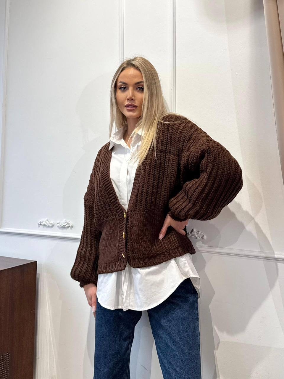 вязаные кардиганы,коричневый кардиган,кардиган женский коричневый,модели кардиган,кардиган женский вязаный