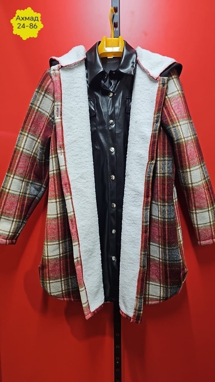 кардиган в клетку,пальто в клетку,стильное пальто,полупальто в клетку,рубашка теплая в клетку оверсайз