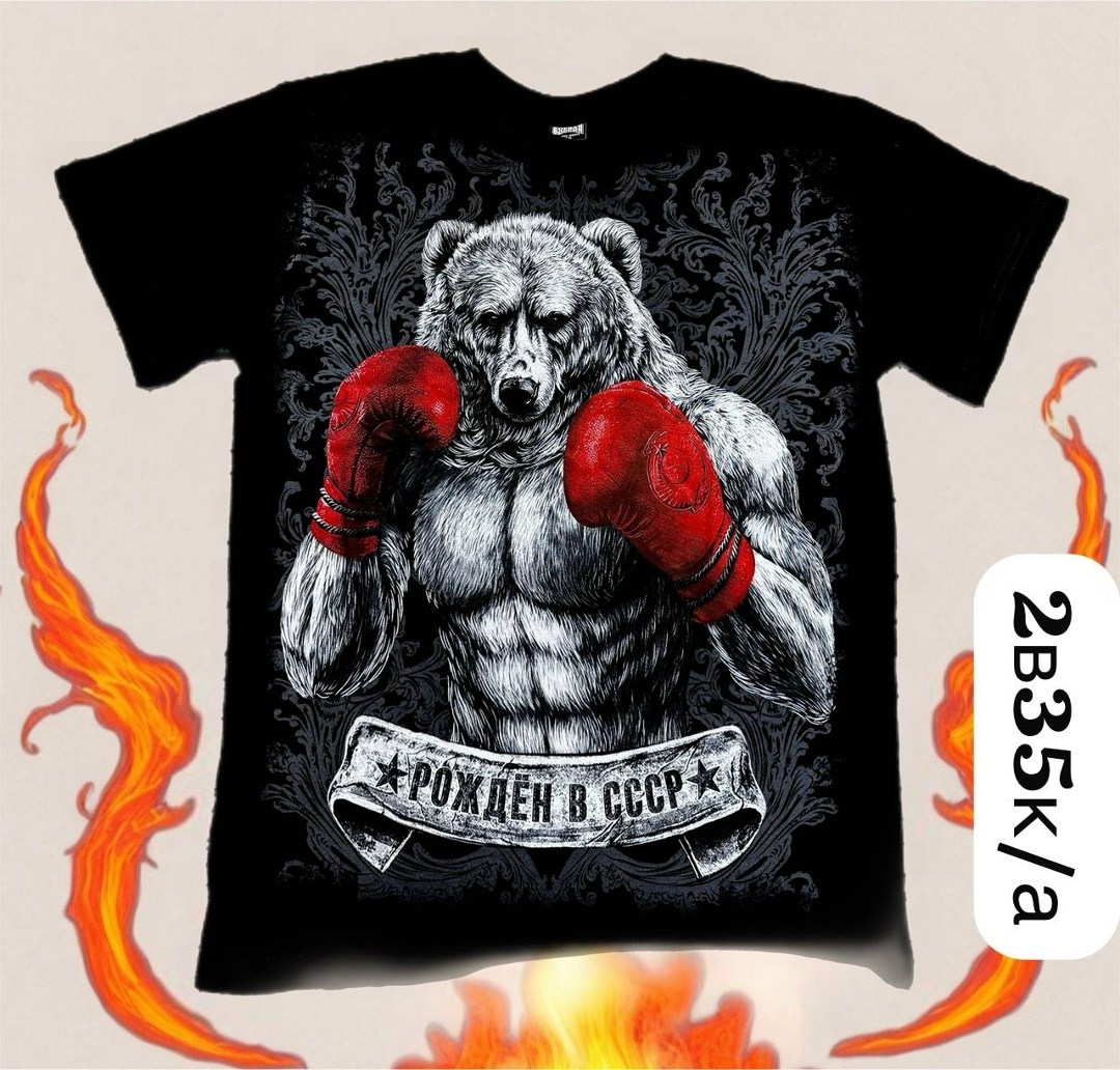 медведь боксер,футболка медведи,медведь в боксерских перчатках,футболка боевая россия,медведи россии