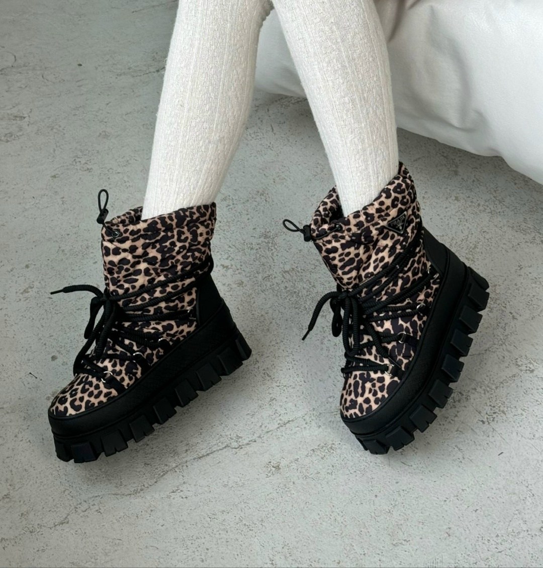 ,дутики зимние леопардовые на платформе behave 250146220,дутики леопардовые,дутики,дутики madella