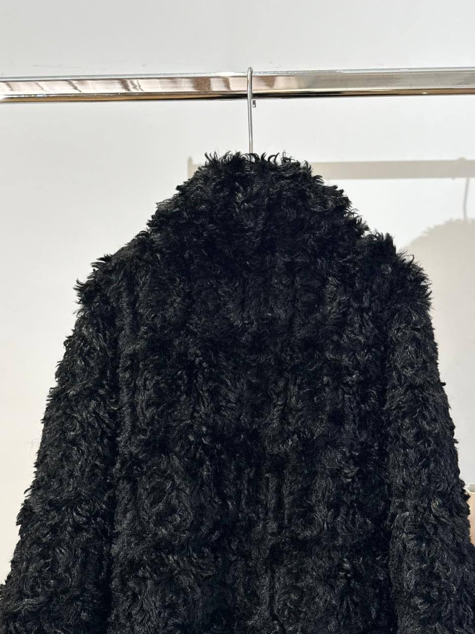 дубленка женская,дубленка черная,женская дубленка из натурального меха,дубленка из натурального меха,полупальто оверсайз