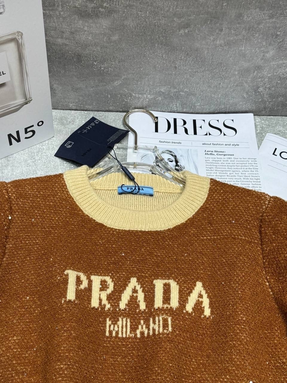 свитер prada,женский свитер,бежевый джемпер,женский джемпер,кофта прада