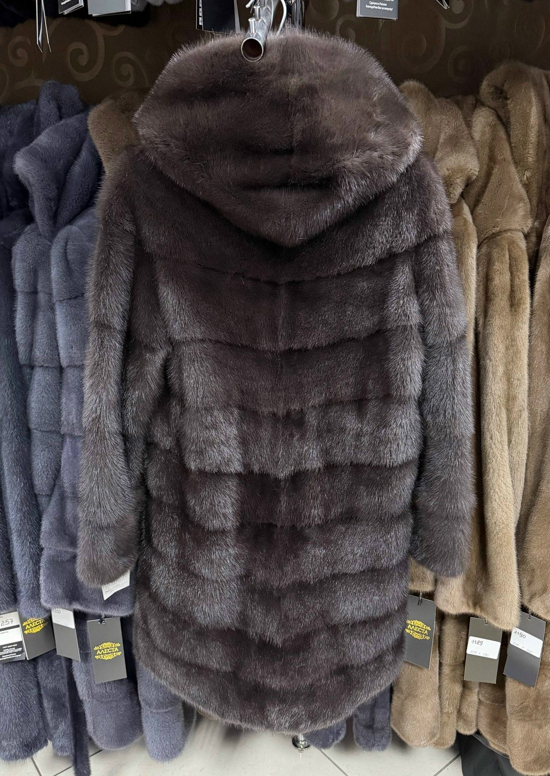 шубка из меха европейской норки с капюшоном,норковая шуба,шубка из меха европейской норки с капюшоном цвет лаванда,шубка из меха европейской норки с капюшоном цвет капучино,шубка из меха европейской н
