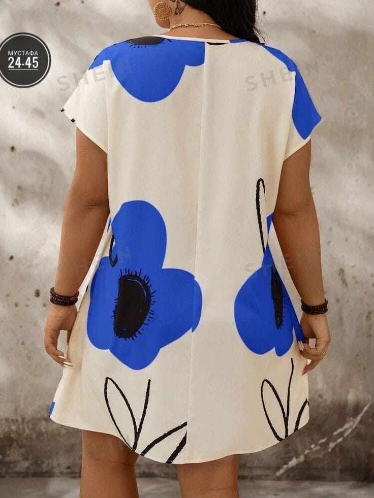 женское летнее платье,платье женская,платье cвободного кроя,женское платье больших размеров,платье туника