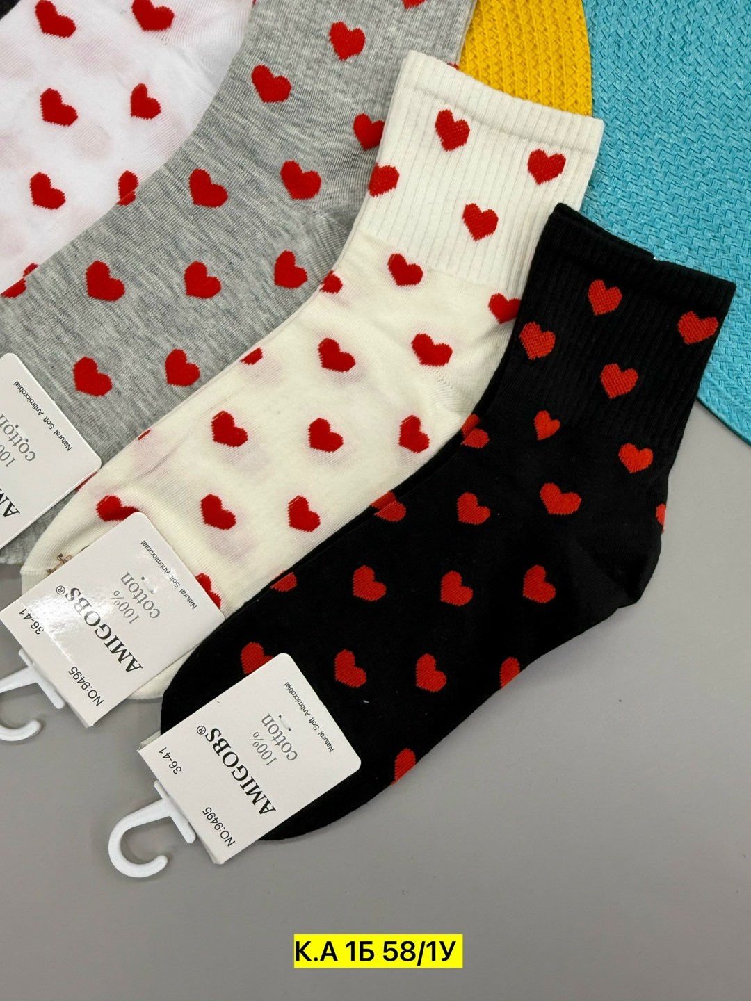 носки женские,комплект носки женские,носки хлопковые женские,носки с сердечками,носки женские короткие набор
