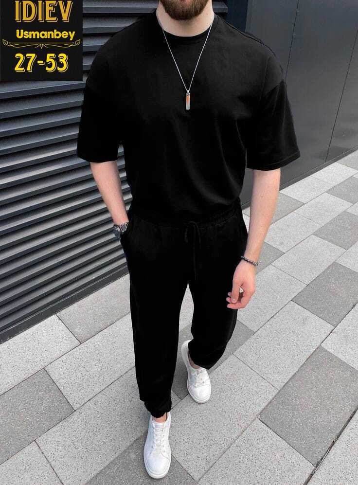 костюм с футболкой и брюками,костюм спортивный мужской летний оверсайз,мужские костюмы спортивные,костюм спортивный мужской летнее,мужская мода