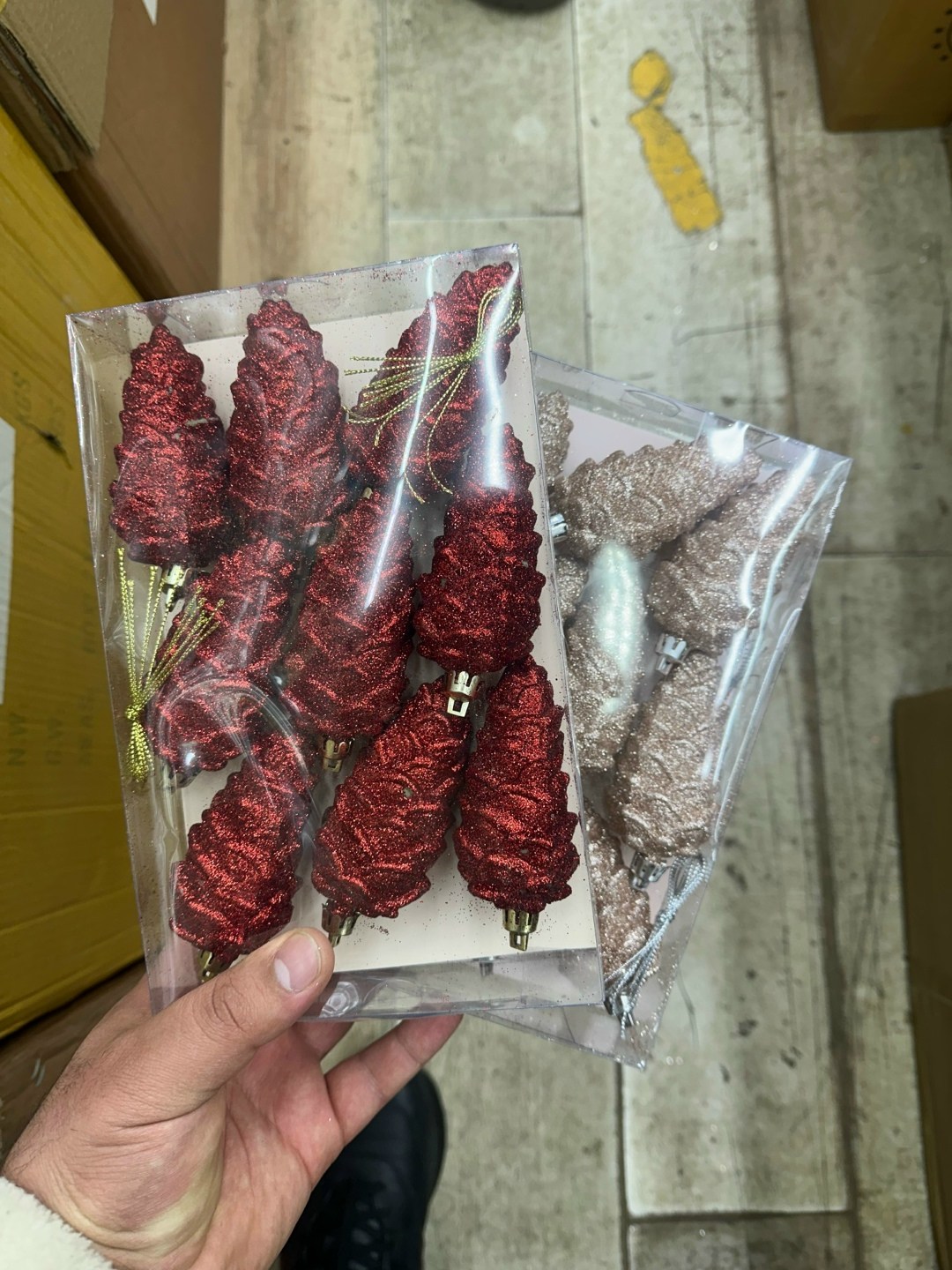 набор ёлочных игрушек шишки,набор ёлочных украшений шишка 3 шт,набор елочных украшений шишки,игрушка на елке,елочное украшение