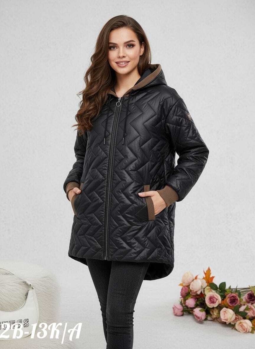 демисезонная куртка,модная куртка,куртка стеганая,куртка женская,удлиненная куртка
