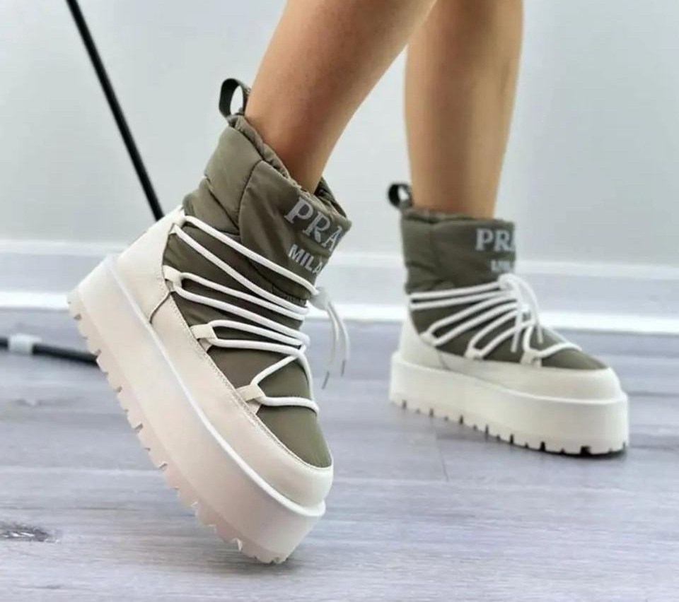 дутики прада,дутики prada,,луноходы женские,дутики прада женские