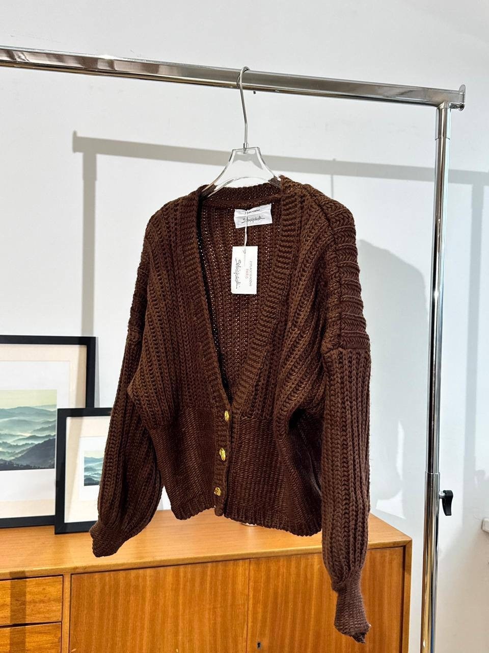 вязаные кардиганы,коричневый кардиган,кардиган женский коричневый,модели кардиган,кардиган женский вязаный