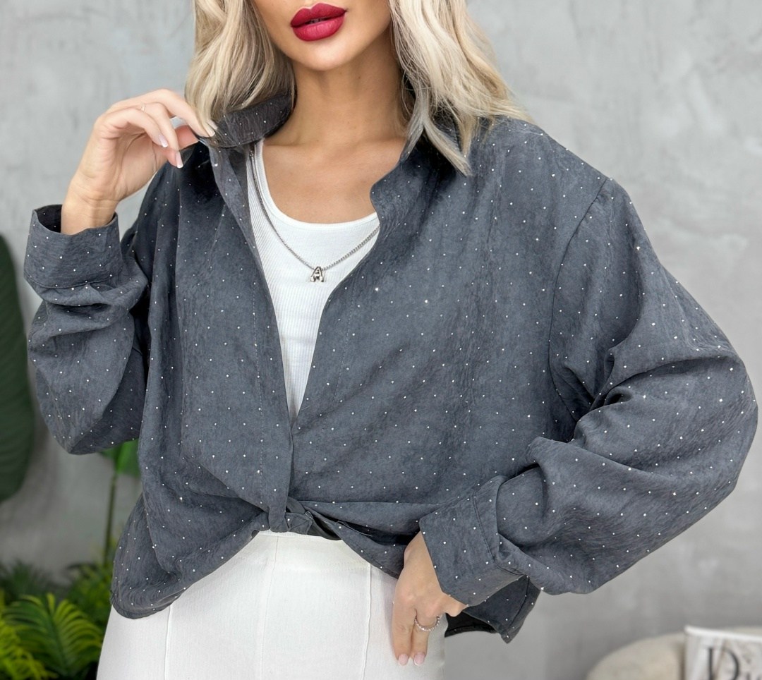 рубашка женская,женская кофта,рубашка нарядная оверсайз со стразами hello margo,рубашка блузка,стильная рубашка