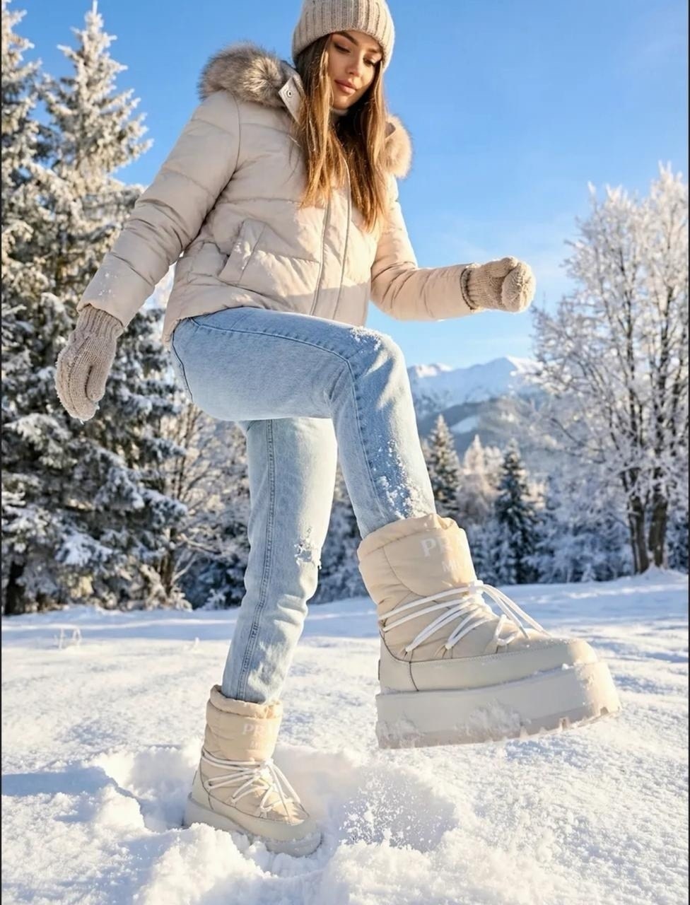 дутики прада,дутики prada,,луноходы женские,дутики прада женские