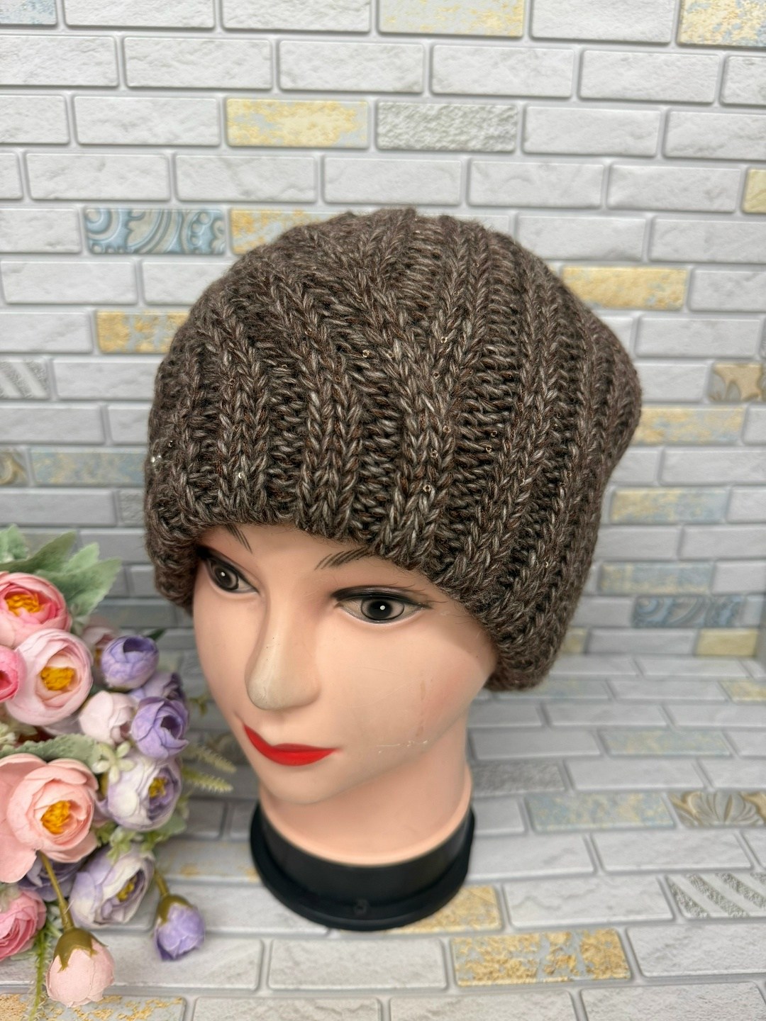 вязаная шапка,комплект шапки,женская вязаная шапка,шапка женская,шапки оптом