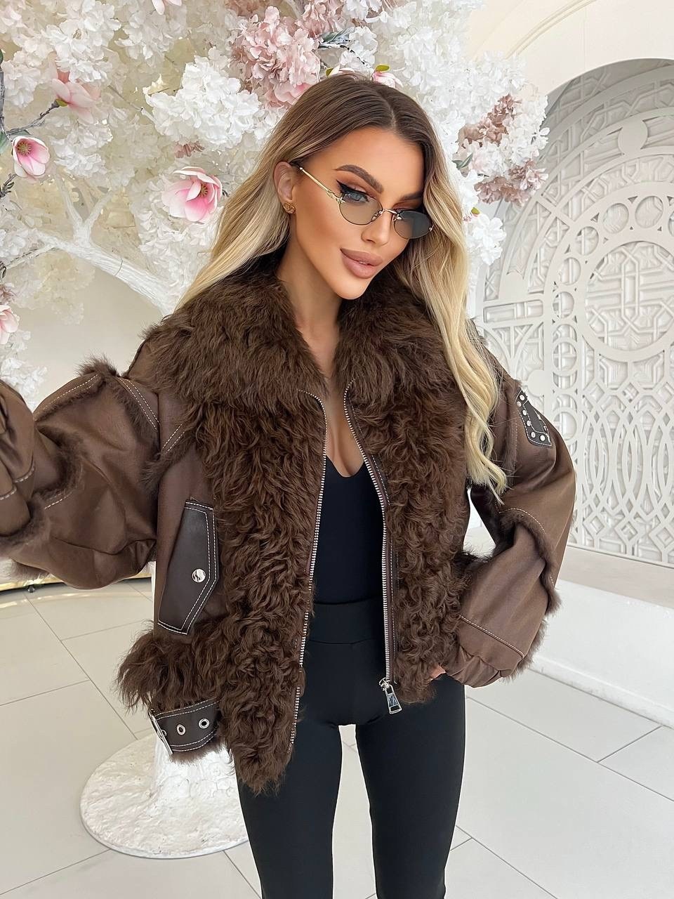 комбинированная куртка с натуральным мехом,куртка с натуральным мехом,куртка с мехом,меховая куртка,куртка с натуральным мехом внутри мех кролик