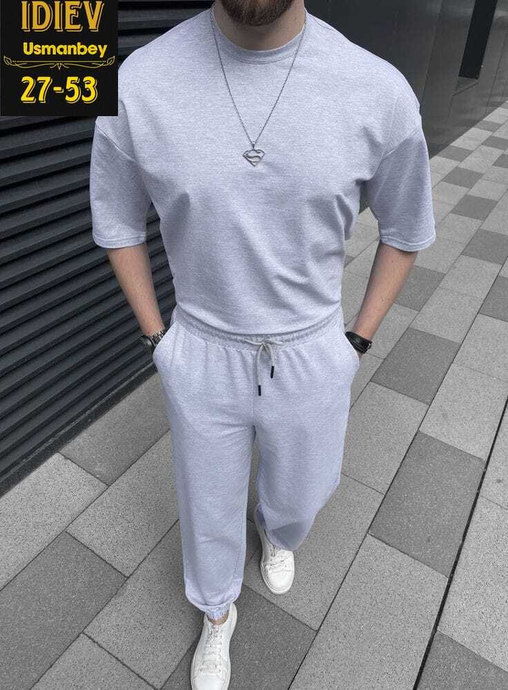 костюм с футболкой и брюками,костюм спортивный мужской летний оверсайз,мужские костюмы спортивные,костюм спортивный мужской летнее,мужская мода