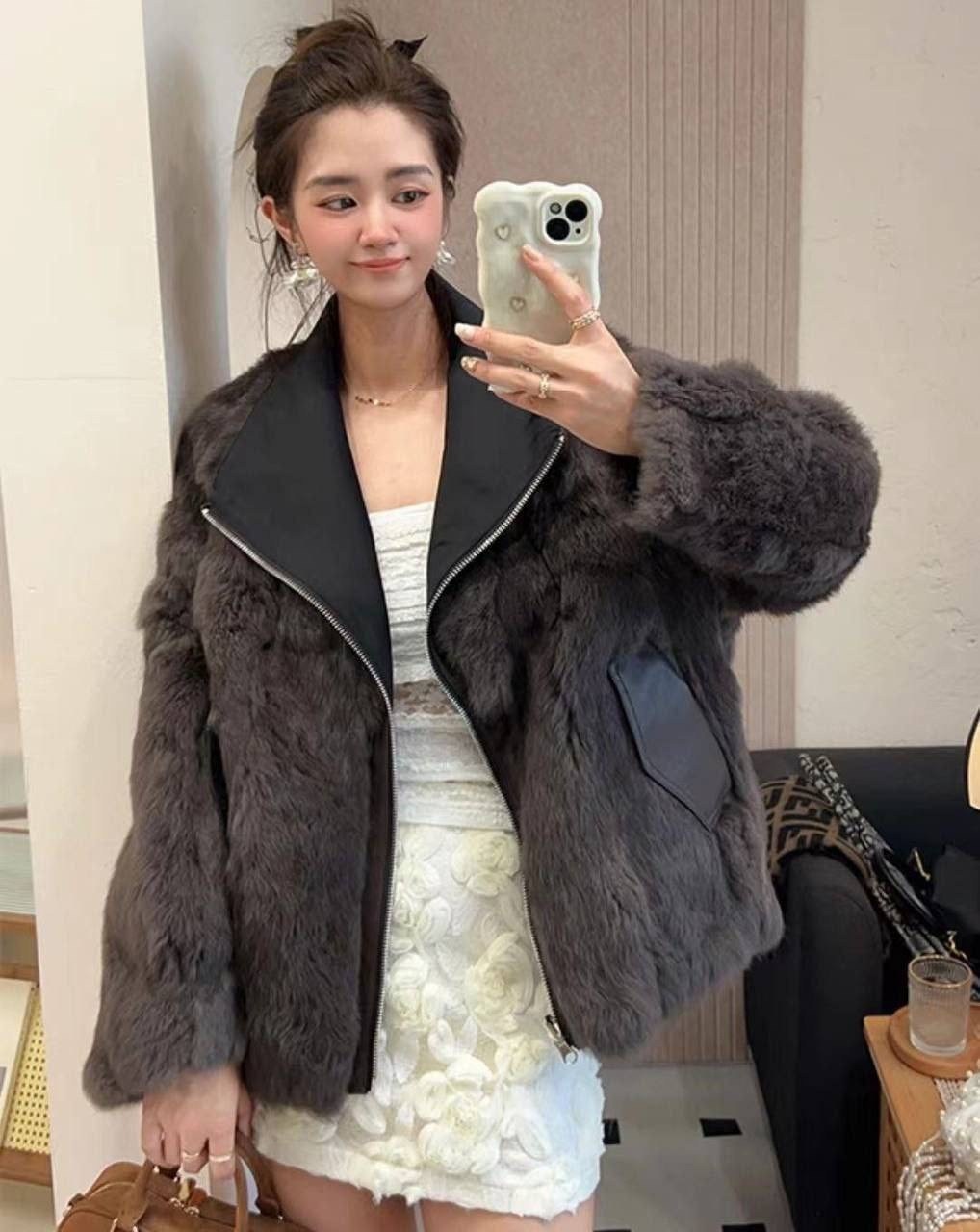 женская куртка из искусственного меха,меховая куртка,куртка с меховым воротником,женская короткая куртка,короткая куртка