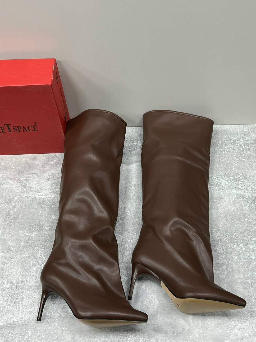 женские сапоги до колена с острым носком на высоком каблуке,сапоги донна бализа,женские сапоги,женские ботфорты с кожаной подкладкой черные сапоги на шпильке,шикарные сапоги