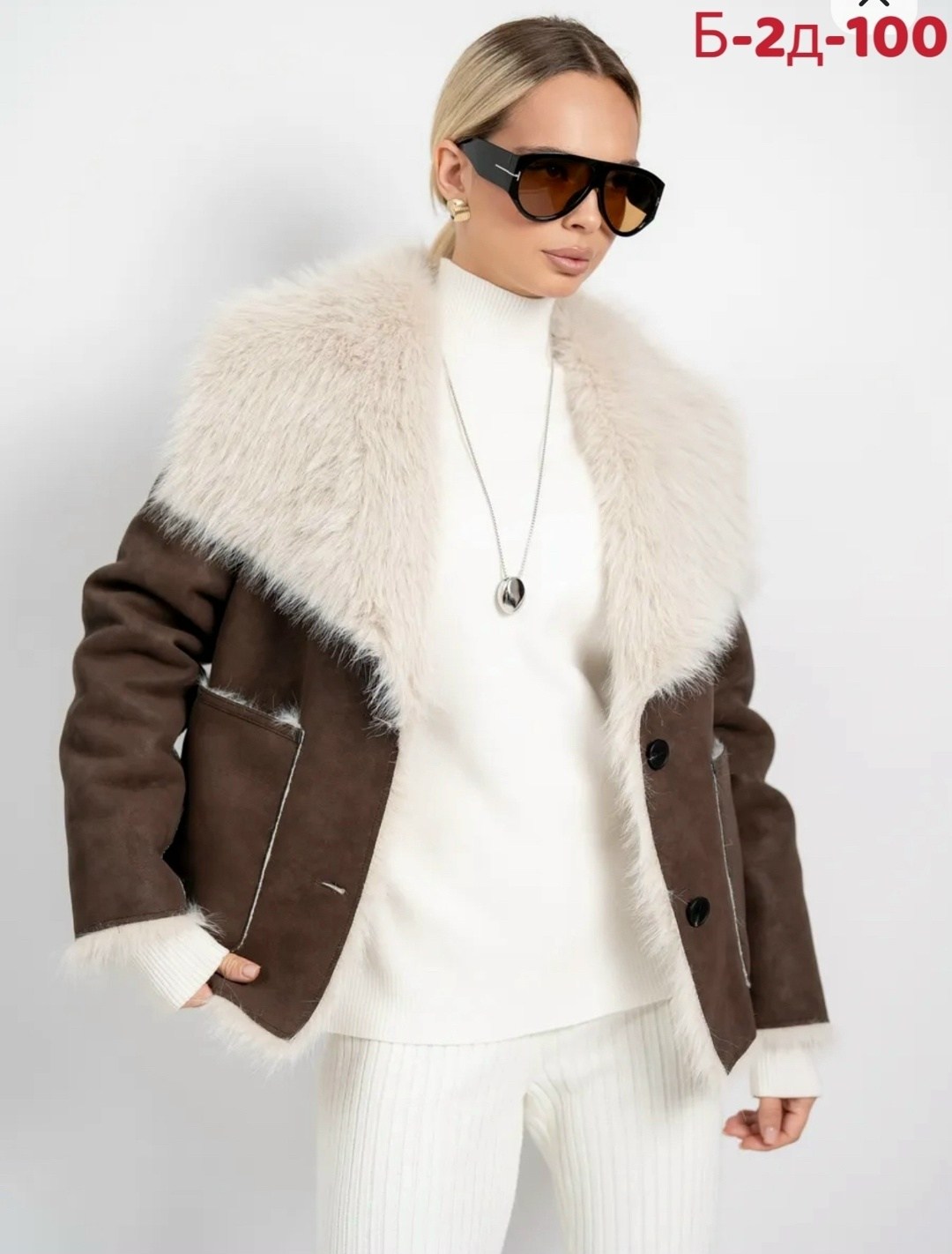 дубленка fendi,дубленка зимняя,дубленка женская,дубленка женская vespucci,дубленка фенди с мехом