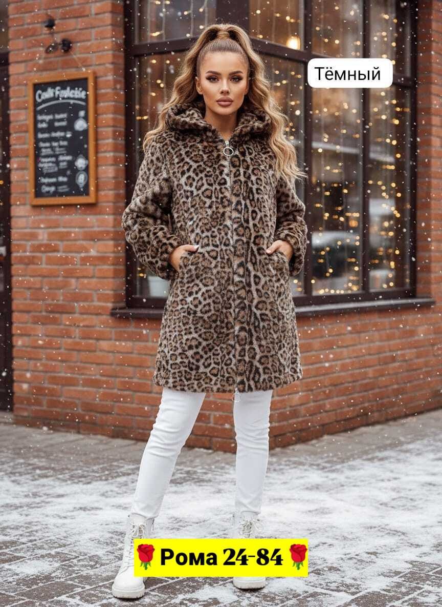 леопардовое пальто из искусственного меха,шуба искусственная леопардовая t&a,женское пальто из искусственного меха с леопардовым принтом,женское зимнее пальто из искусственного меха с леопардовым прин