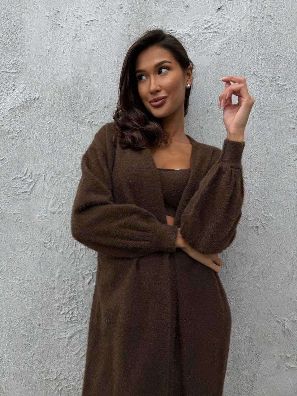 трикотажные костюмы,бежевый костюм,костюм с юбкой,вязаные костюмы,кардиган бежевый