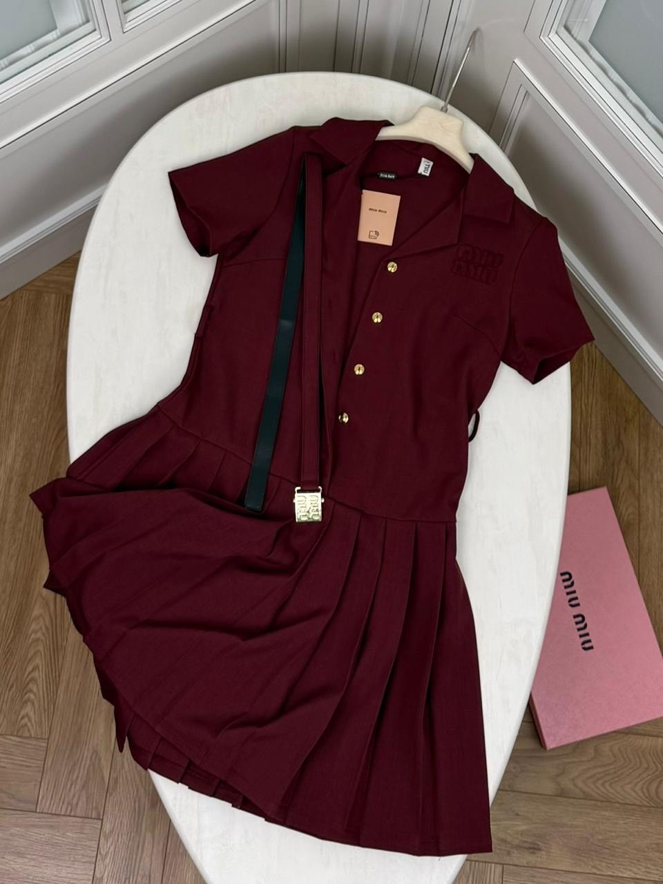платье плиссе,платье женские,платье,бордовое платье,платье стильное