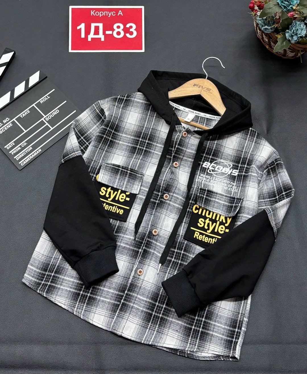 рубашка для мальчика,рубашка детская,рубашка в клетку с капюшоном,рубашка с капюшоном,рубашка теплая