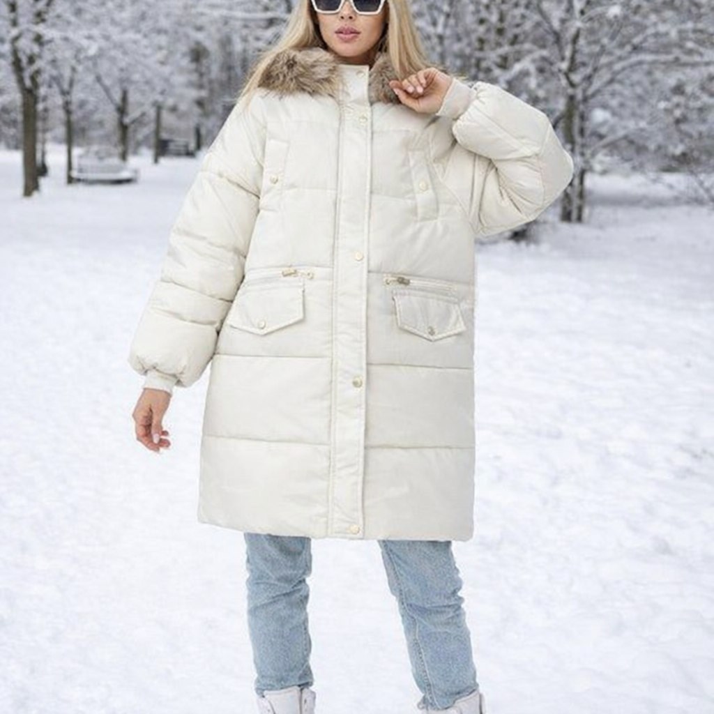 пуховик зимний длинный с капюшоном bright*life,женская зимняя куртка,зимняя куртка и пуховик,женская куртка зима,зимняя куртка