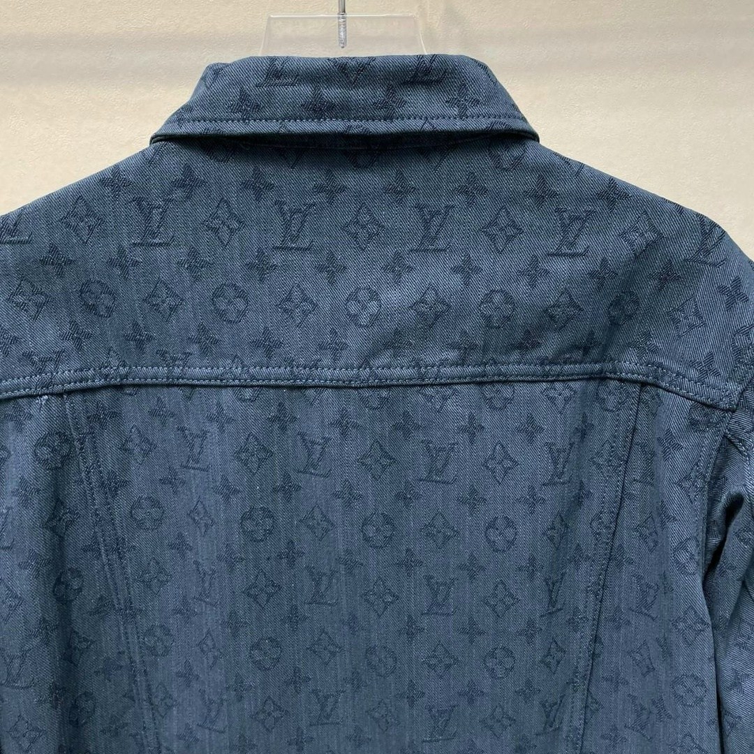 джинсовка луи виттон,louis vuitton monogram denim jacket,куртка джинсовая louis vuitton,джинсовые куртки,мужская джинсовая куртка louis vuitton