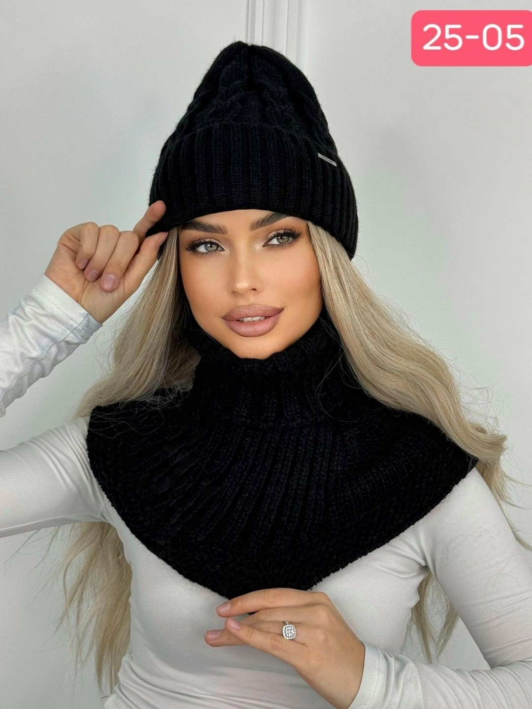 комплект женский шапка и снуд,шапка снуд вязаный комплект,шапка и снуд комплект,шапка снуд,манишка вязаная