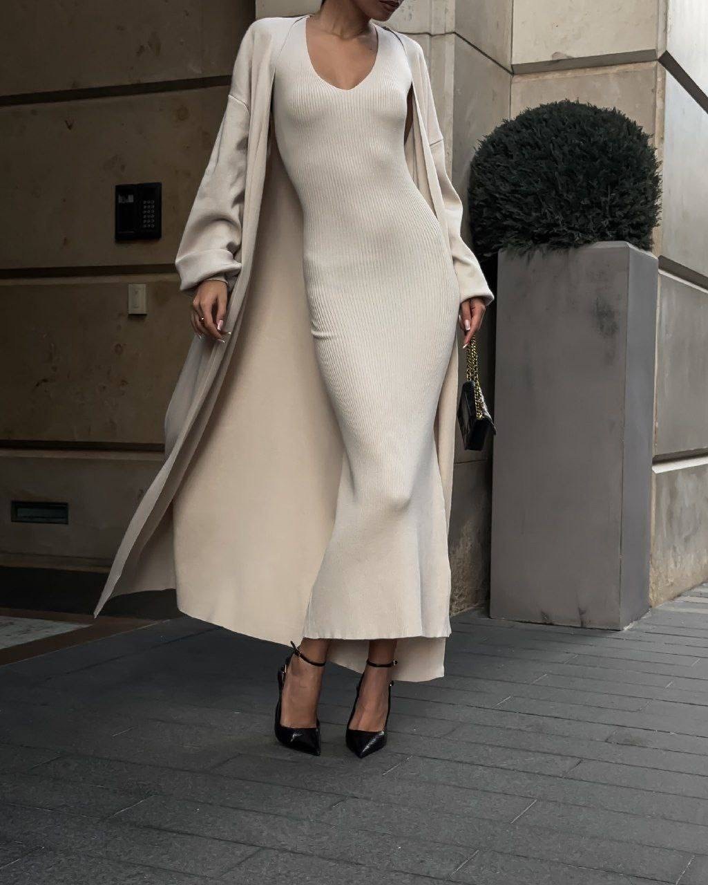 платье кардиган,комплект кардиган,комплект кардиган длинный оверсайз и платье,комплект кардиган длинный оверсайз и платье top.baby.girl,платье лапша и кардиган