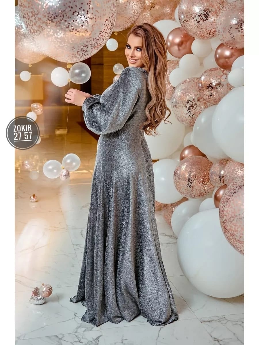 платье с люрексом для полных,женское вечернее платье люрекс большой размер,платье с люрексом нарядное,платье больших размеров,вечернее платье большого размера mega-moda 180373175