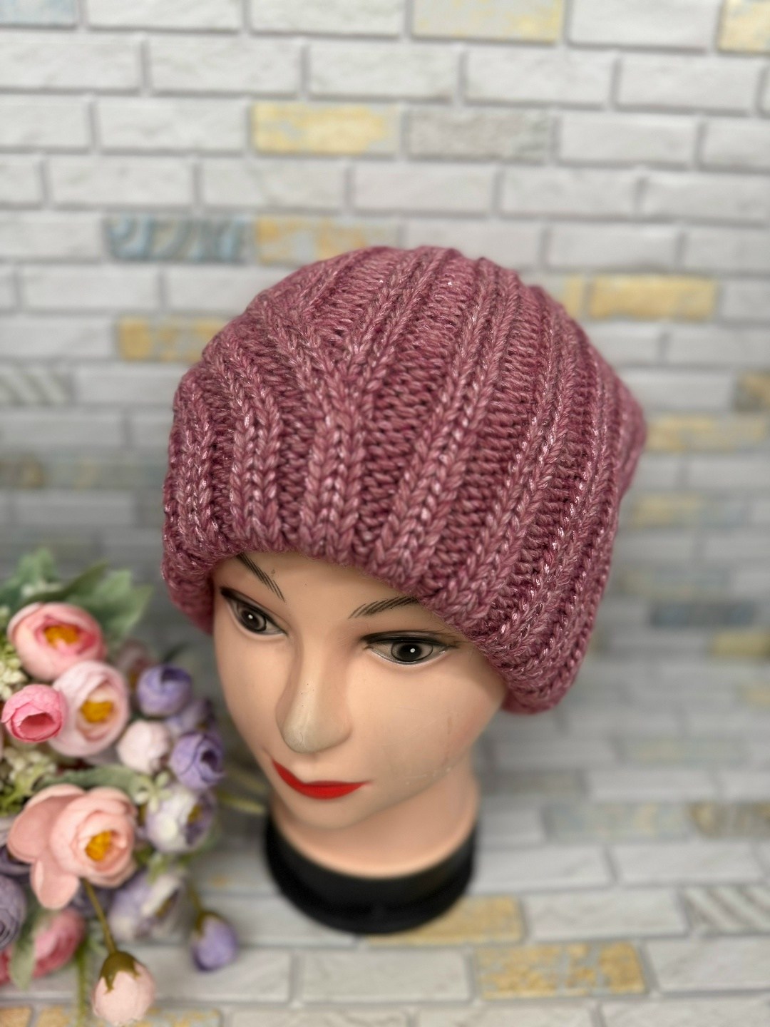 вязаная шапка,комплект шапки,женская вязаная шапка,шапка женская,шапки оптом