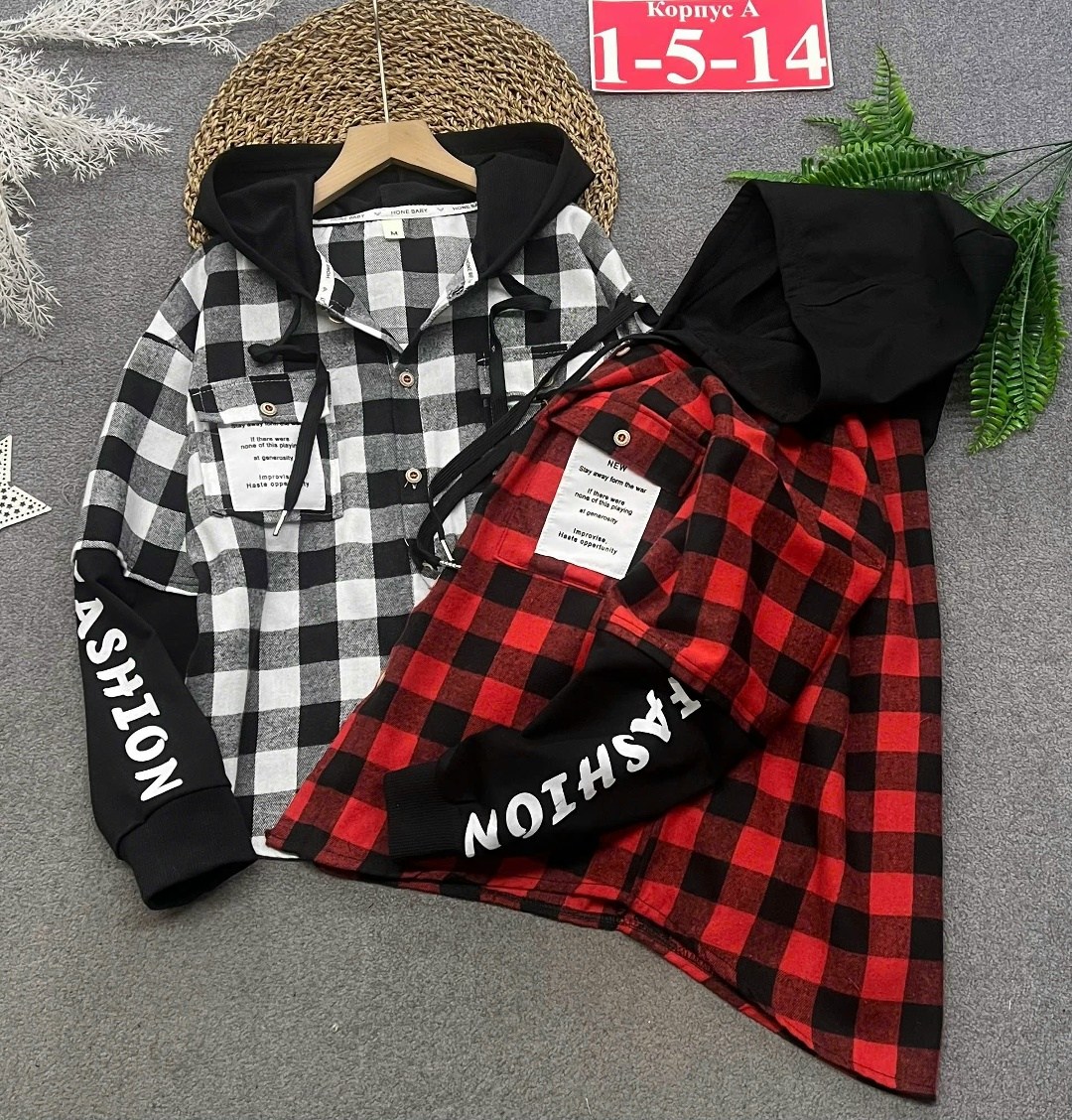 рубашка с капюшоном для мальчика из футера,рубашка с капюшоном для мальчика,рубашка для мальчиков,рубашка в клетку для мальчика,рубашка для мальчика в клетку с капюшоном