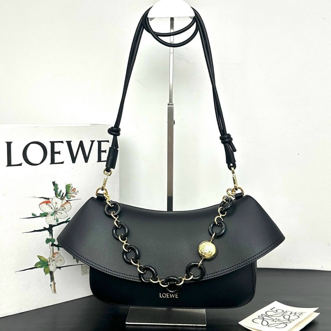 сумка женская loewe цепь комбинированная loewe 506104765,сумка,loewe сумка,сумка женская,женская сумочка