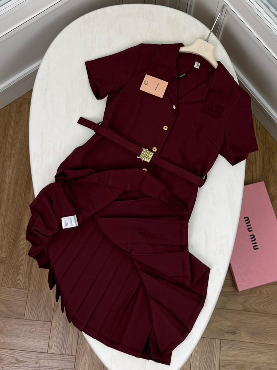 платье плиссе,платье женские,платье,бордовое платье,платье стильное