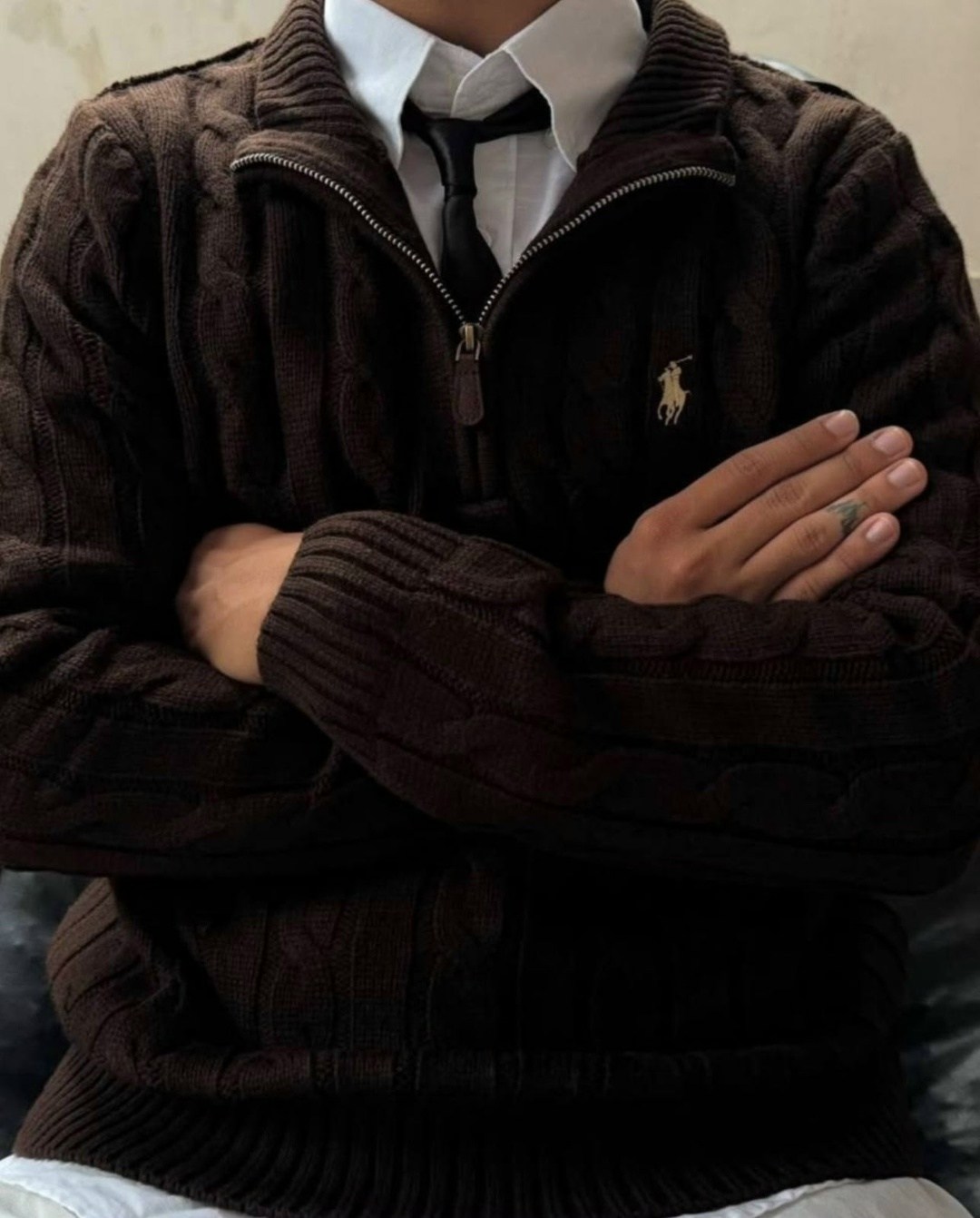 свитер polo ralph lauren,свитера мужская,свитер мужской polo ralph lauren вязаный с воротником на молнии синий,вязаные мужские свитера,свитера поло ральф лорен мужские