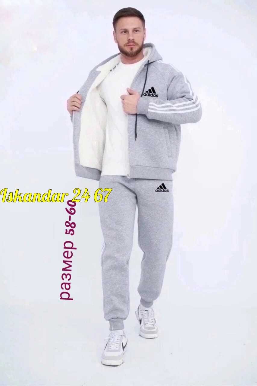 тёплый костюм адидас мужскоц,костюм спортивный зимний,костюм адидас мужской серый 2025,спортивные костюм,спортивный костюм мужской на флис