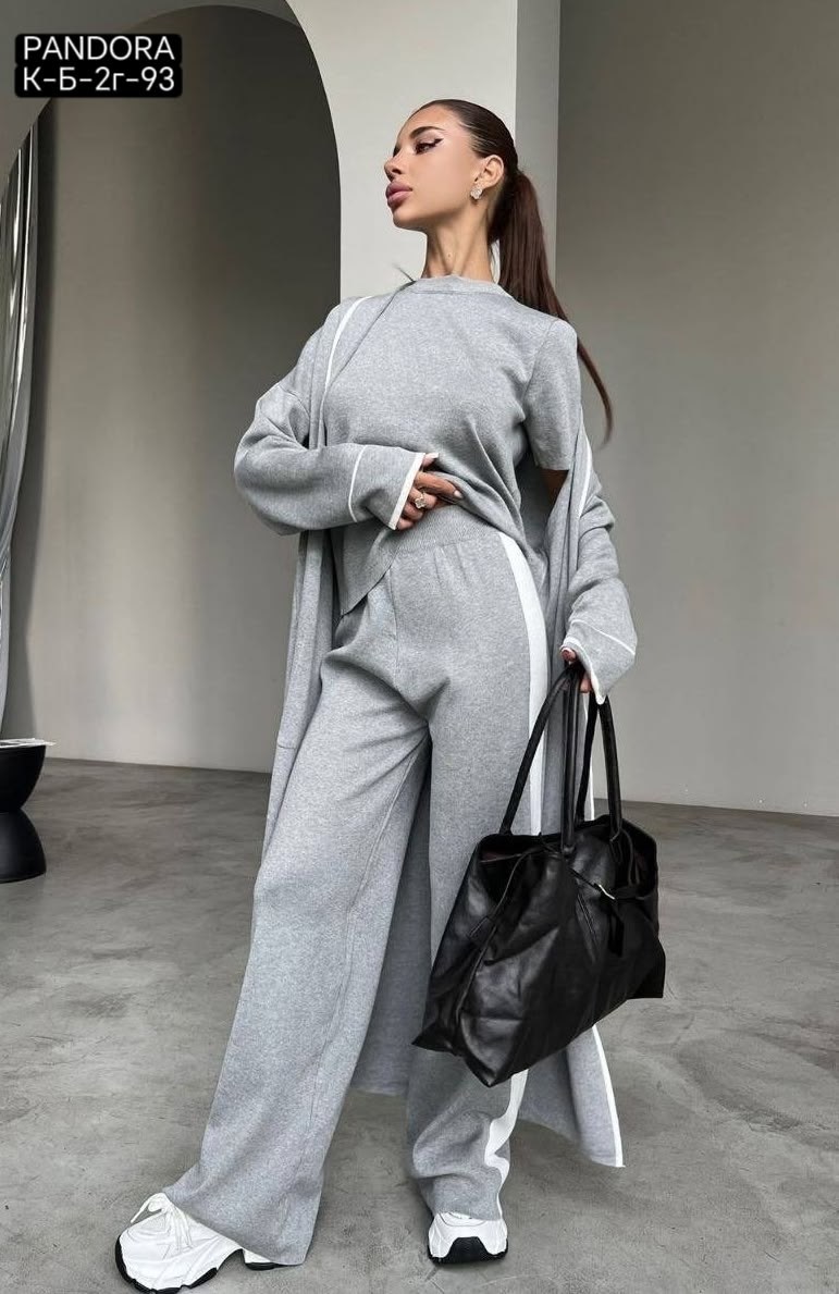 костюм тройка женский,стильные костюмы,костюм с кардиганом,костюм женский,костюм со штанами